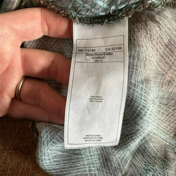 Quiksilver Women's Sleeveless Cami Mini Dress in Brown Blue Orange Polka Dots - Picture 7 of 8